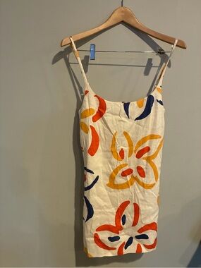 Rebecca Taylor linen blend romper dress